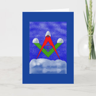 Snow on the Square Holiday Card