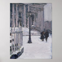 Snow outside St. Paul's 2009