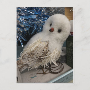 Snow Owl Decoration, 1 Postcard