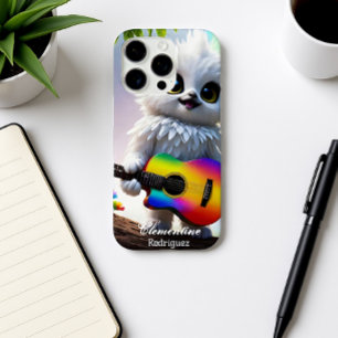 Snow Owl Fuzzy Friends Melody iPhone 16 Pro Case