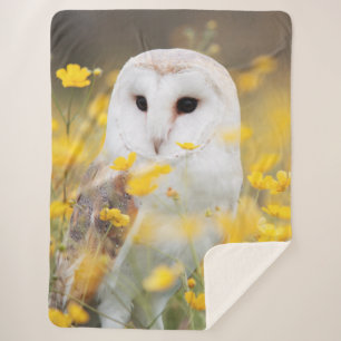SNOW OWL SHERPA BLANKET