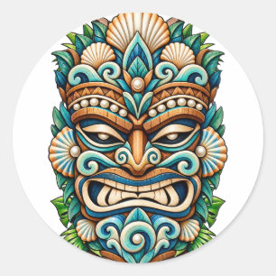 Snow Pearl Tiki Sticker