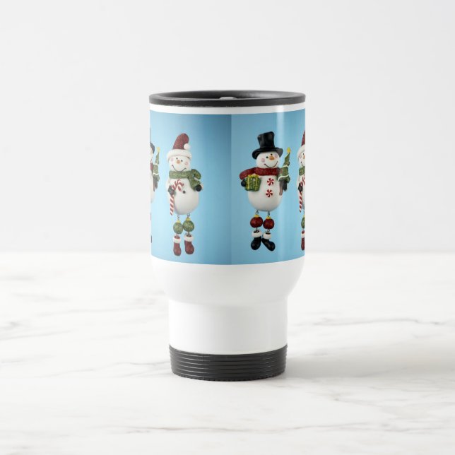 Snow People Travel Mug (Center)