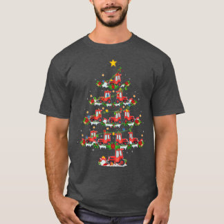 Snow Plough Lover Xmas Matching Santa Snow Plough T-Shirt