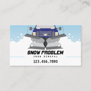 Snow Plough Service Business Card