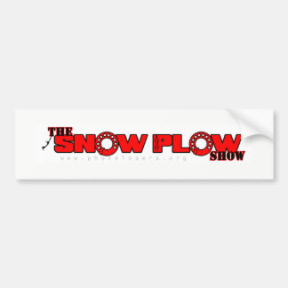 Snow Plough Show Bumper Sticker