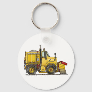 Snow Plough Truck Key Chains