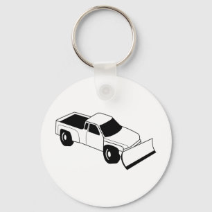 snow plough truck key ring