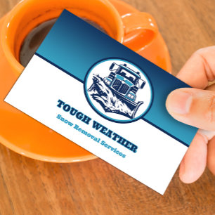 Snow Ploughing Business Card