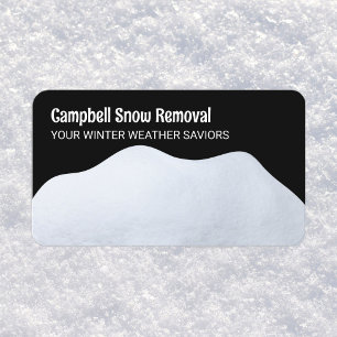 Snow Ploughing Business Card