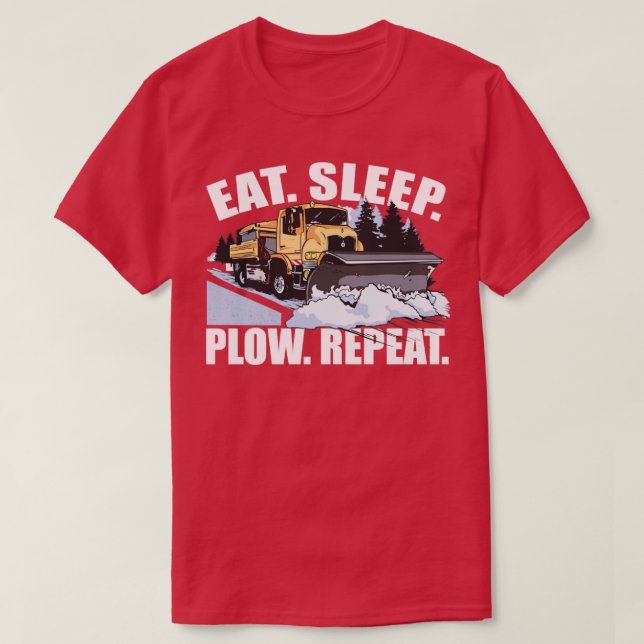 Snow Ploughing Dad1 T-Shirt (Design Front)