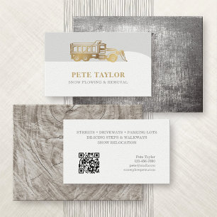 Snow Plow Business Card