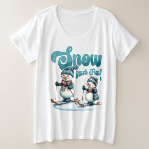 Snow Plus Size T-Shirt