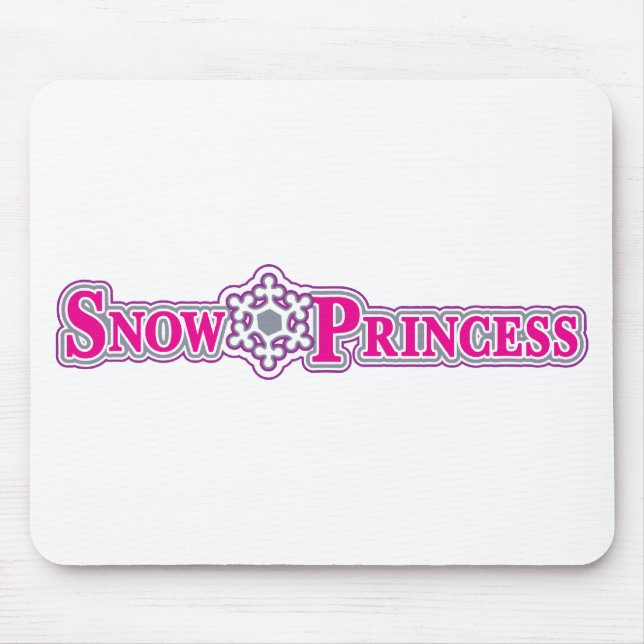 Snow-Princess-pink Mouse Pad (Front)