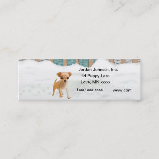 Snow puppy Business Card
