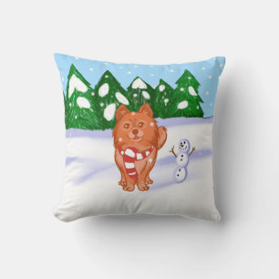 Snow Puppy Cushion