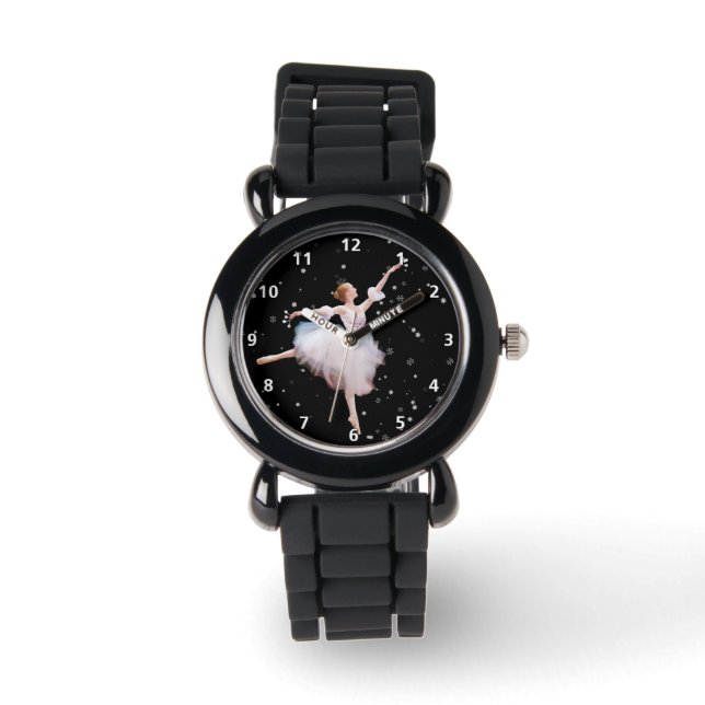 Snow Queen Ballerina With Numerals Watch (Front)