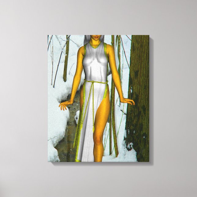 Snow Queen Canvas Print (Front)
