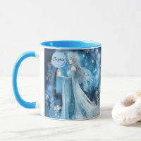 Snow Queen Fantasy Art – Mystical Winter Goddess