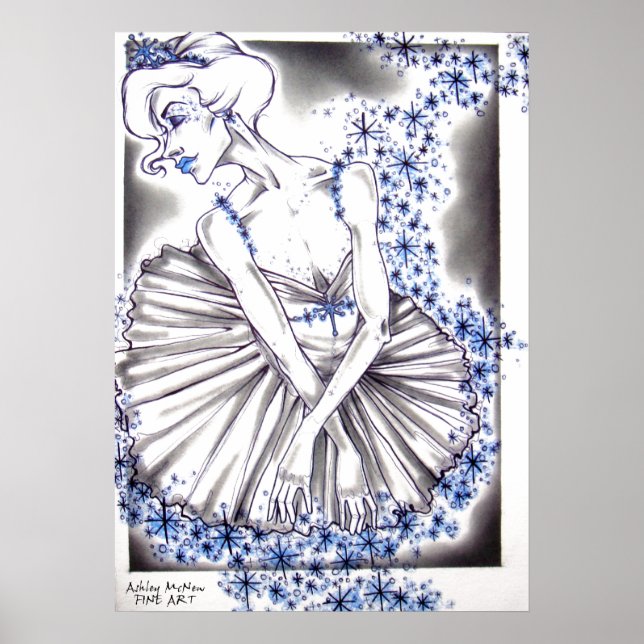 Snow Queen from The Nutcracker Ballet Poster (Front)