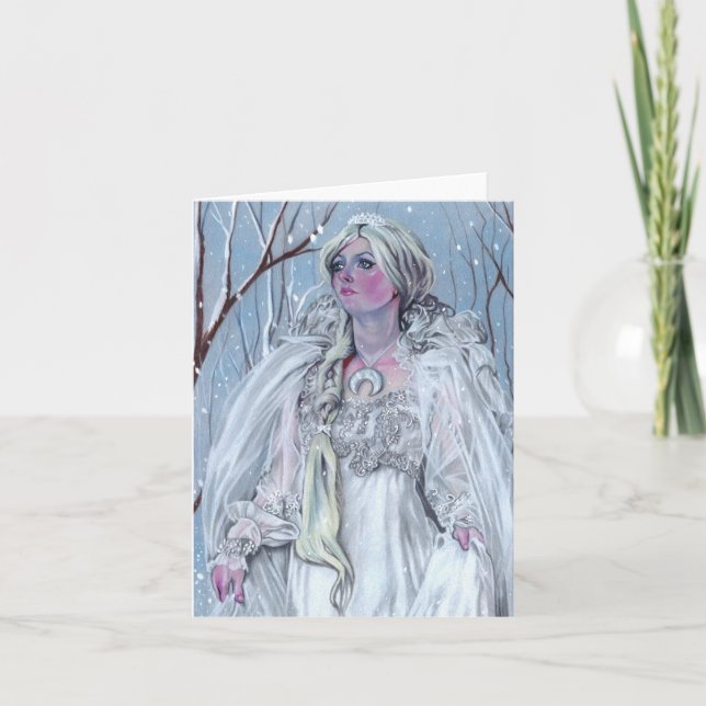 Snow Queen Glossy card (Front)