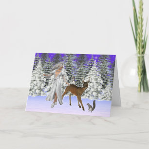Snow Queen Holiday Card