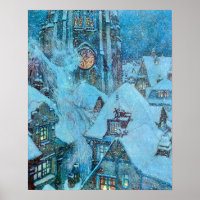 Snow Queen on a Winter's Night Dulac Illustration