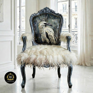 Snow Queen Winter Raven Decoupage  Tissue Paper