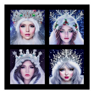 Snow Queens Winter Wonderland Poster