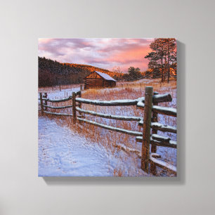 Snow Ranch Canvas Print