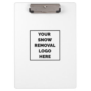 Snow Removal Add Your Logo Clipboard
