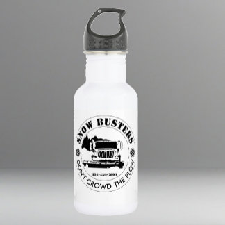 Snow Removal Business Add Your Logo Custom 532 Ml Water Bottle