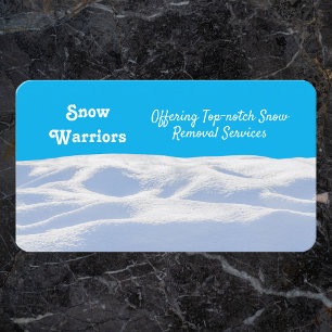 Snow Removal Business Card