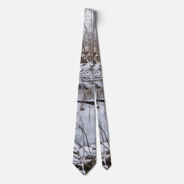 Snow Riverside Neck Tie (Front)