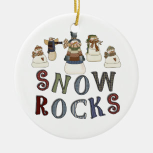 Snow Rocks Keepsake Ornament