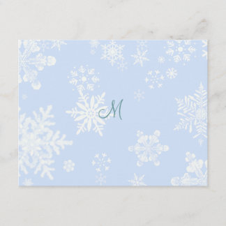 Snow RSVP Card