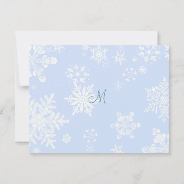 Snow RSVP Card (Front)