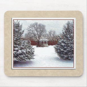 Snow Scene Mousepad