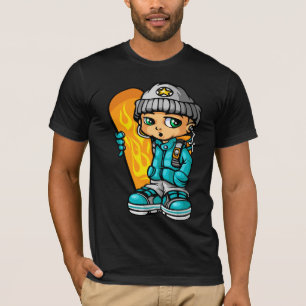 Snow servant boy and mp3 T-Shirt
