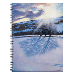 Snow Shadows 2009 Spiral Notebook