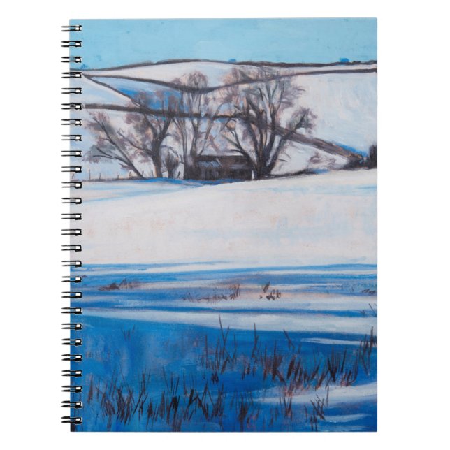 Snow Shadows 2010 Spiral Notebook (Front)