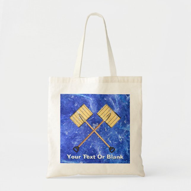 Snow Shoveling Business Tote Bag (Front)
