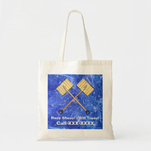 Snow Shoveling Business Tote Bag