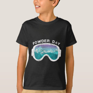 Snow Ski Powder Day Snowboarding Mountain Sport  T-Shirt
