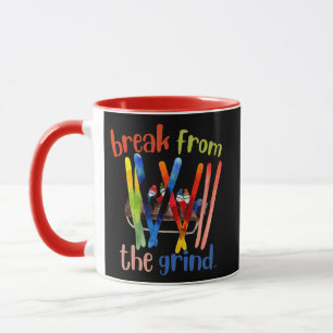 Snow Skiers Coffee Mug