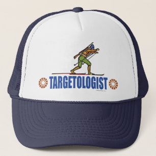 Snow Skiing Biathlon Trucker Hat