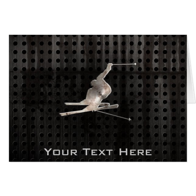 Snow Skiing; Cool Black (Front Horizontal)