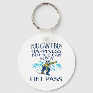 Snow Snowboarding Snowboard Snowboarder Idea Quote Key Ring