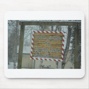 Snow Snowflake Frozen Weather North Pole Alaska Mouse Pad