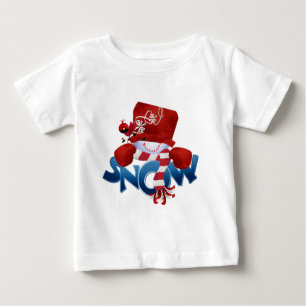 SNOW Snowman Winter Holidays Baby T-Shirt